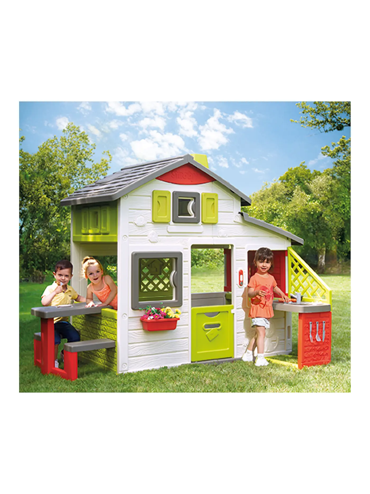 SMOBY | Spielhaus Neo Friend Haus mit Spielküche | 